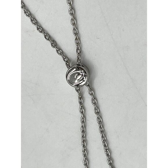 COACH Chubby C Logo Crystal Charm Signature Women’s Slider Bolo Bracelet New - Picture 6 of 8